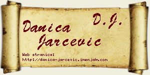 Danica Jarčević vizit kartica